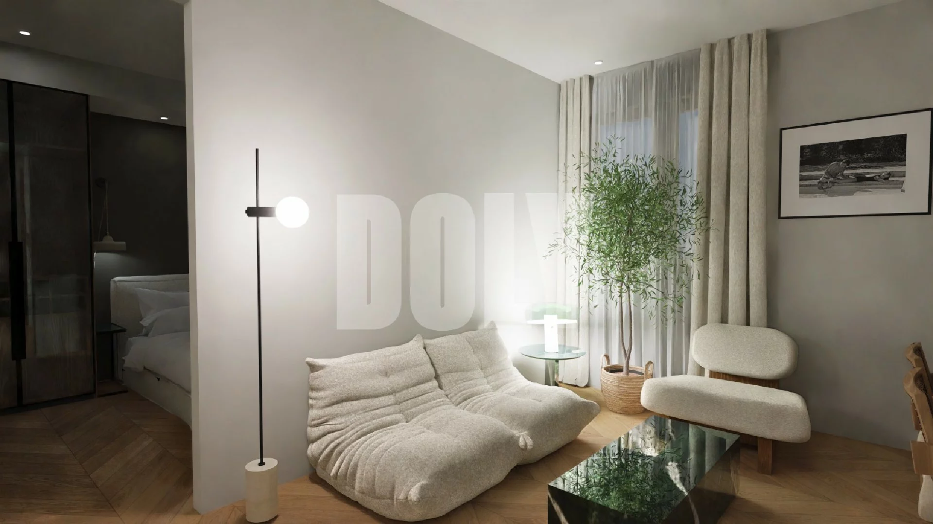 DOLY – Appartement 38m2 – 2 pièces – 75020