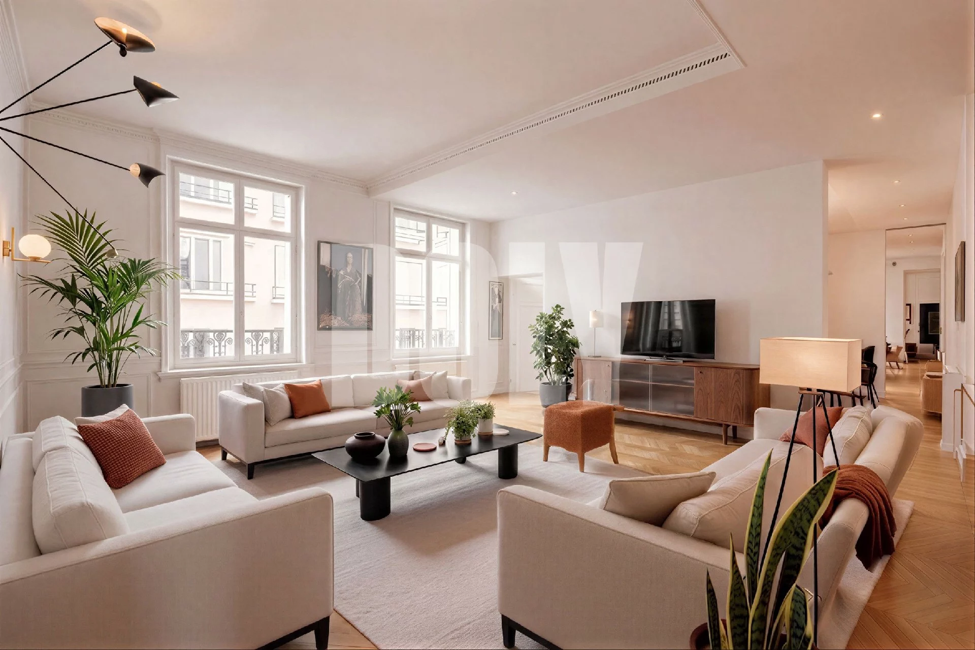 DOLY – APPARTEMENT DE RÉCEPTION –  PLACE VICTOR HUGO – 75016